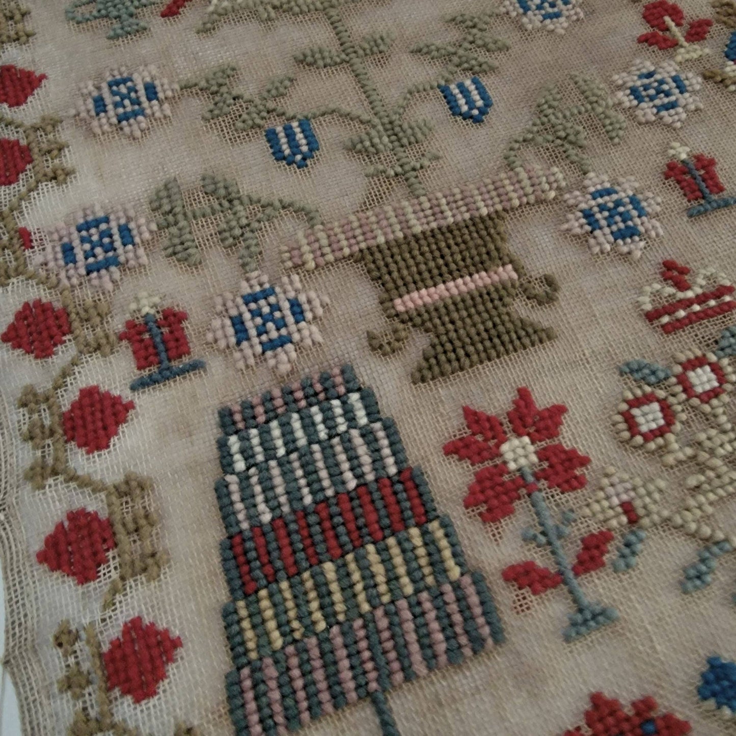 Elizabeth Hughes 1851 Sampler Paper Chart | The Wishing Thorn