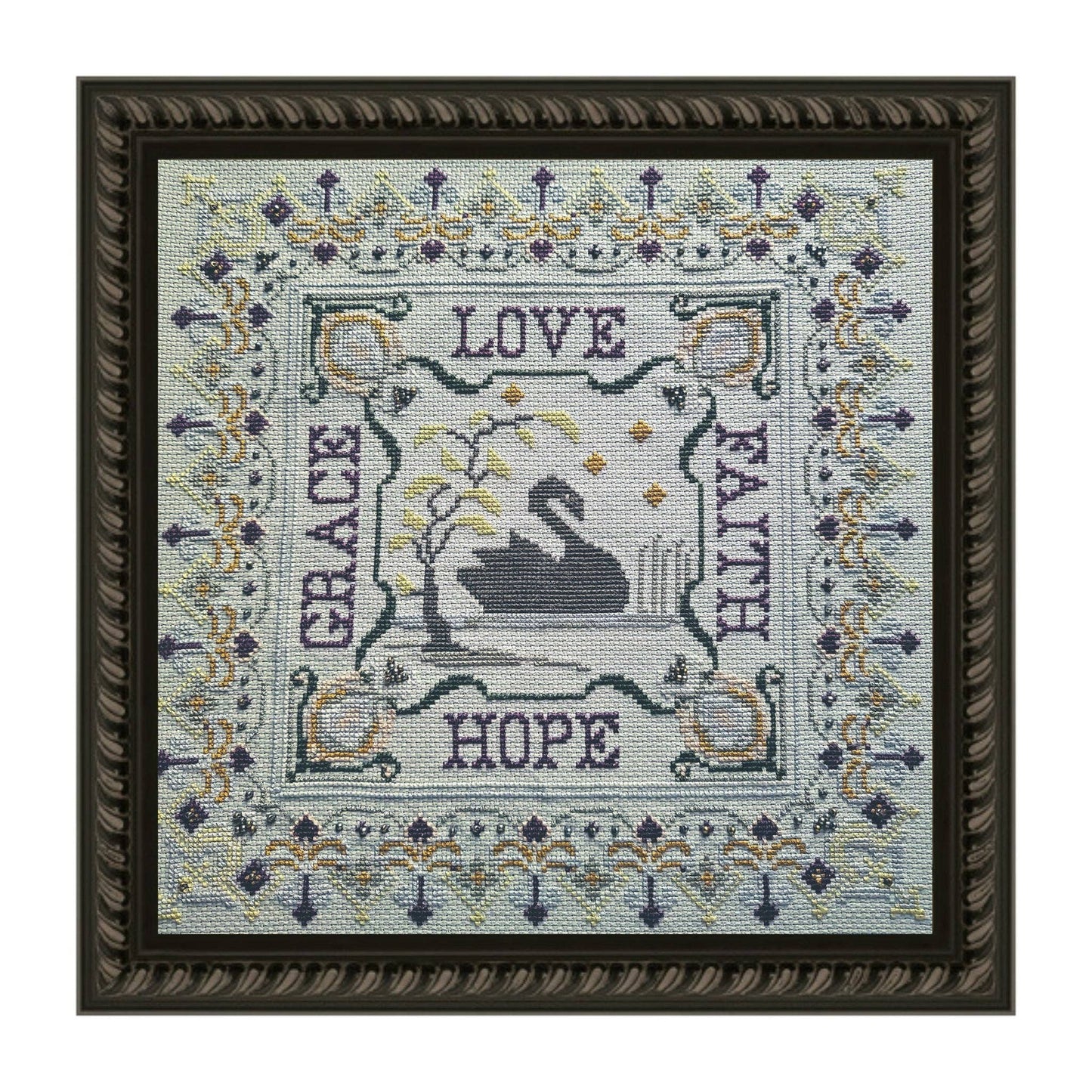 Swan Sampler Paper Chart | The Wishing Thorn