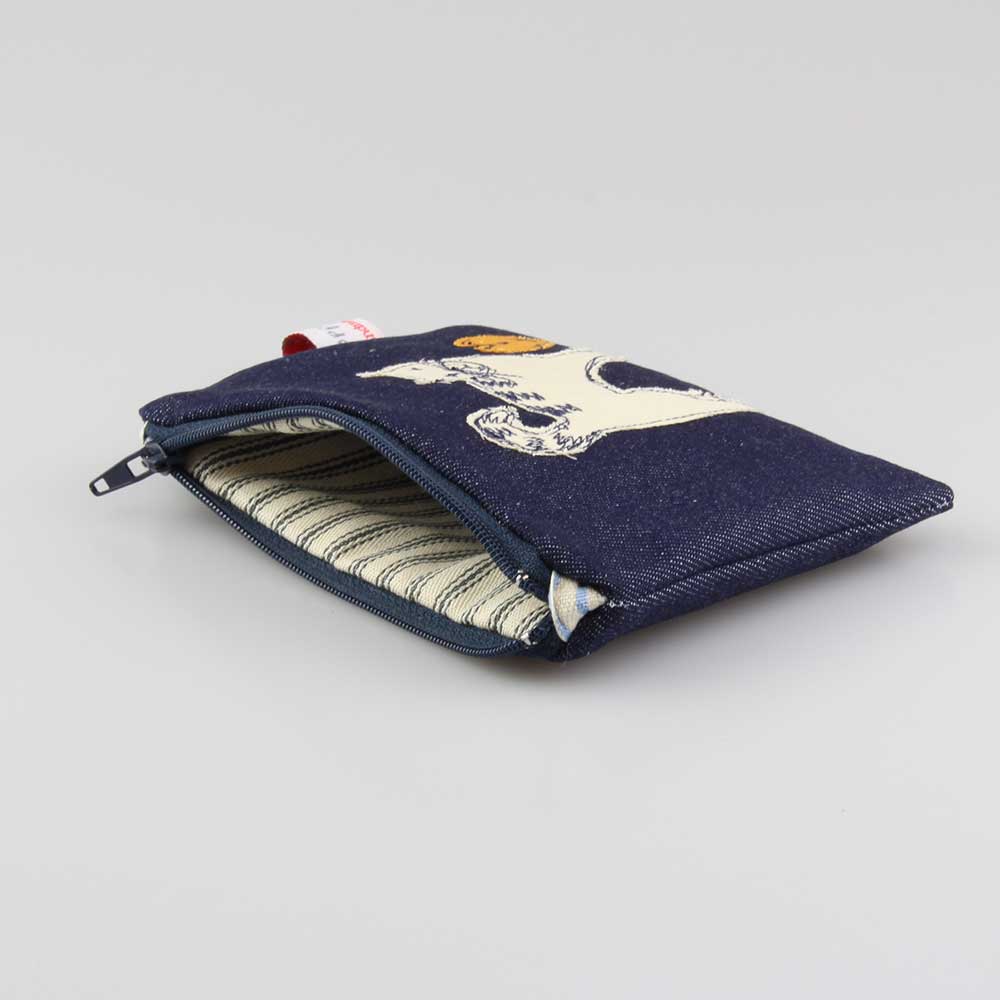 Poppy Treffry Cat Embroidered Pouch