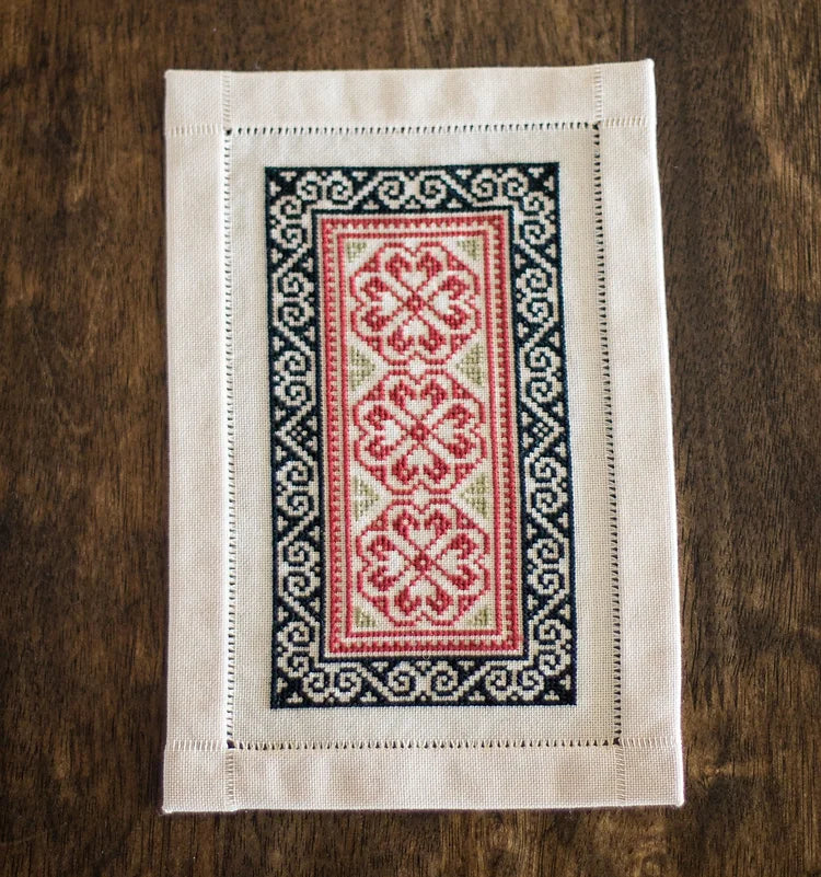 "Byzantine Rose" Bitkit Cross Stitch Kit by Avlea