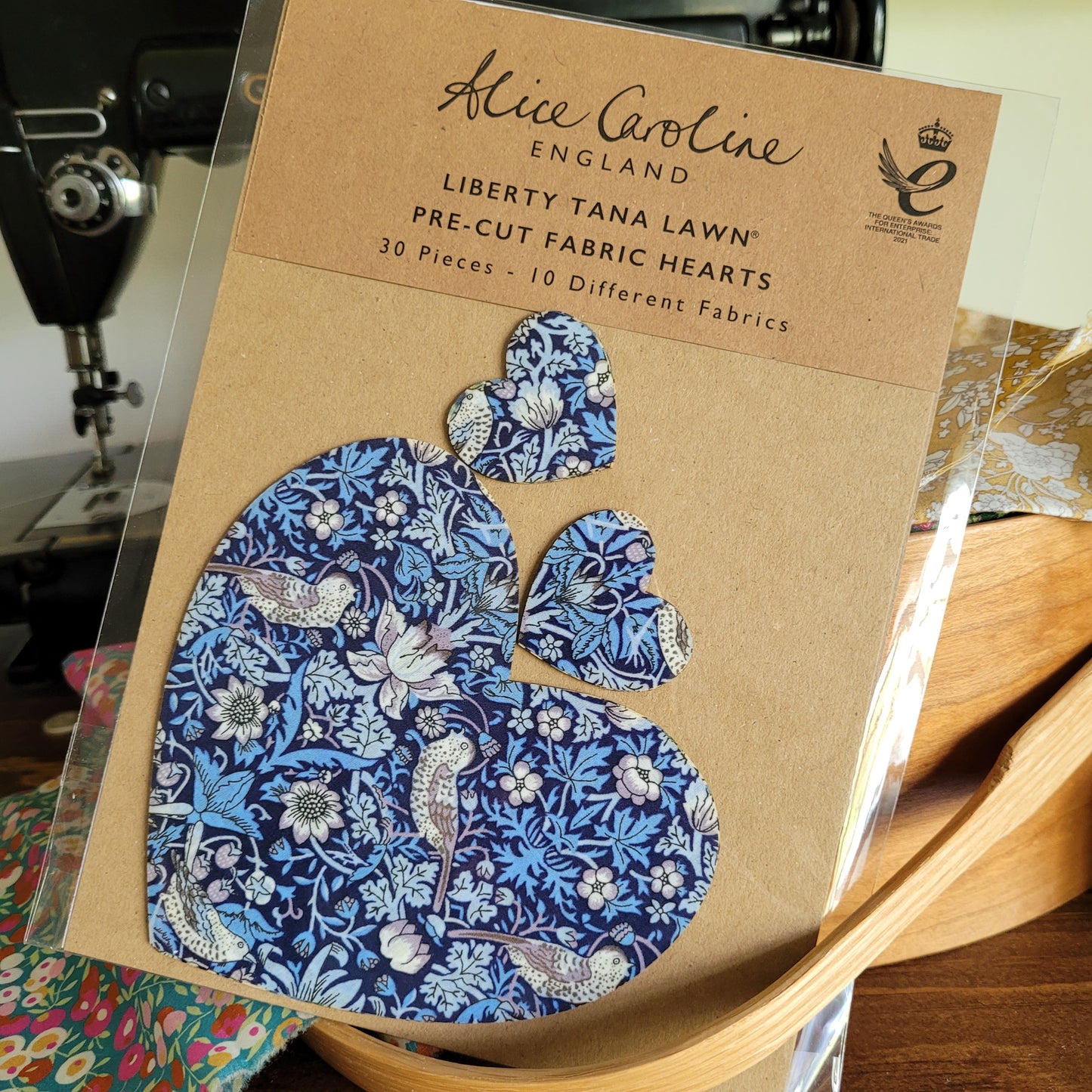 Pre-Cut Liberty Tana Lawn® Fabric Hearts