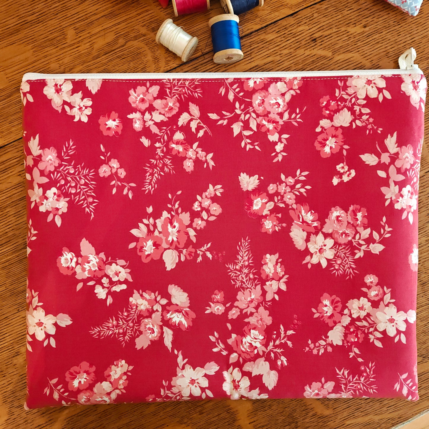 MADE TO ORDER Patchwork Project Bag | 13.5" Wide x 11" Tall | "Americana"