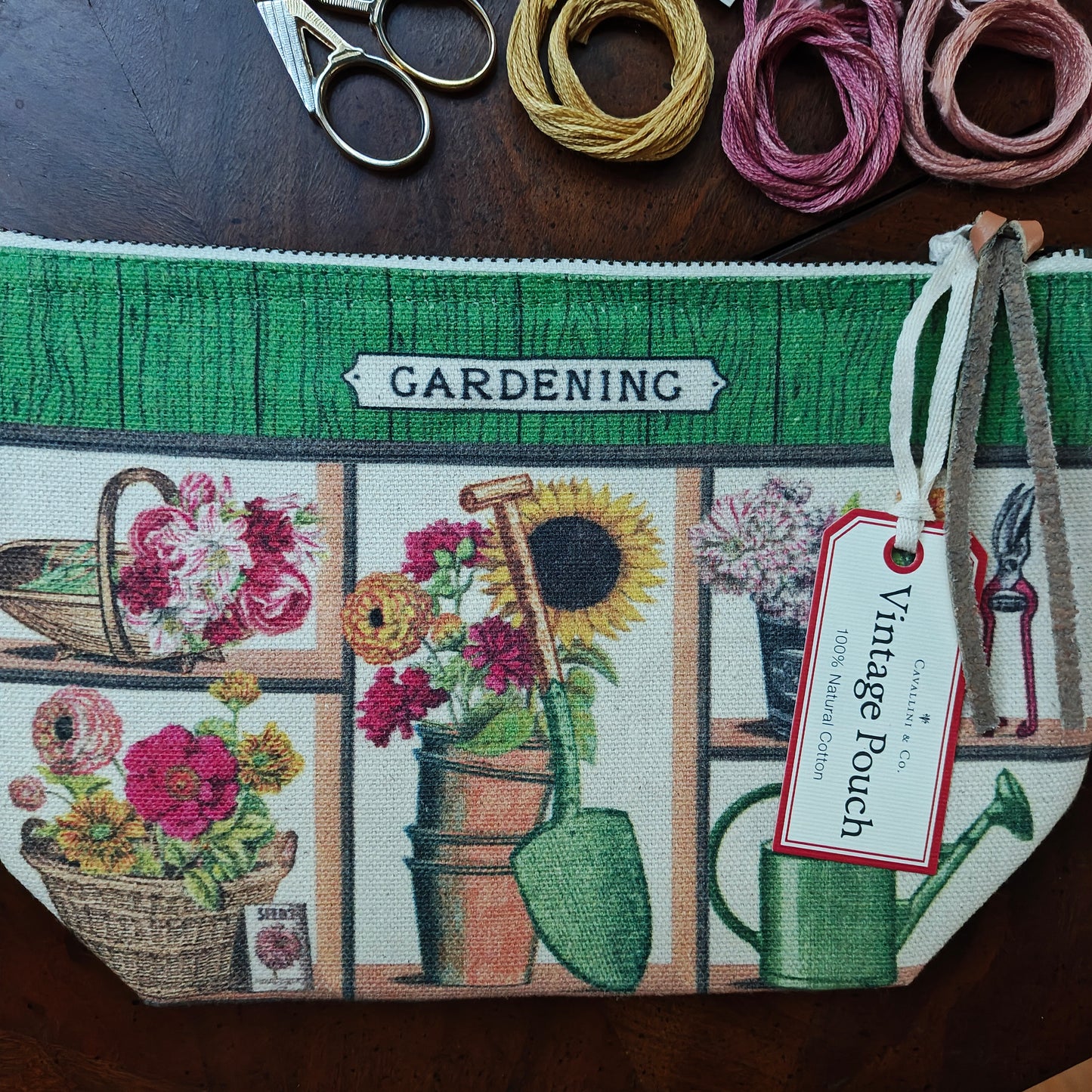 Canvas Zipper Pouch | Gardening