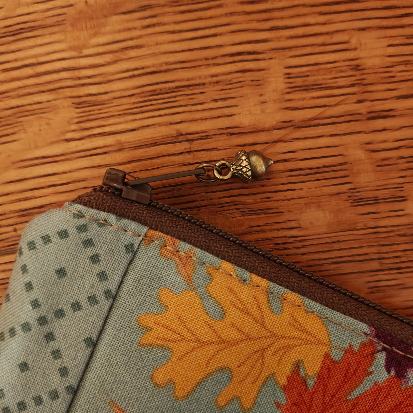 MADE TO ORDER "Autumn House" Project Bag | 11.5" Wide x 13" Tall