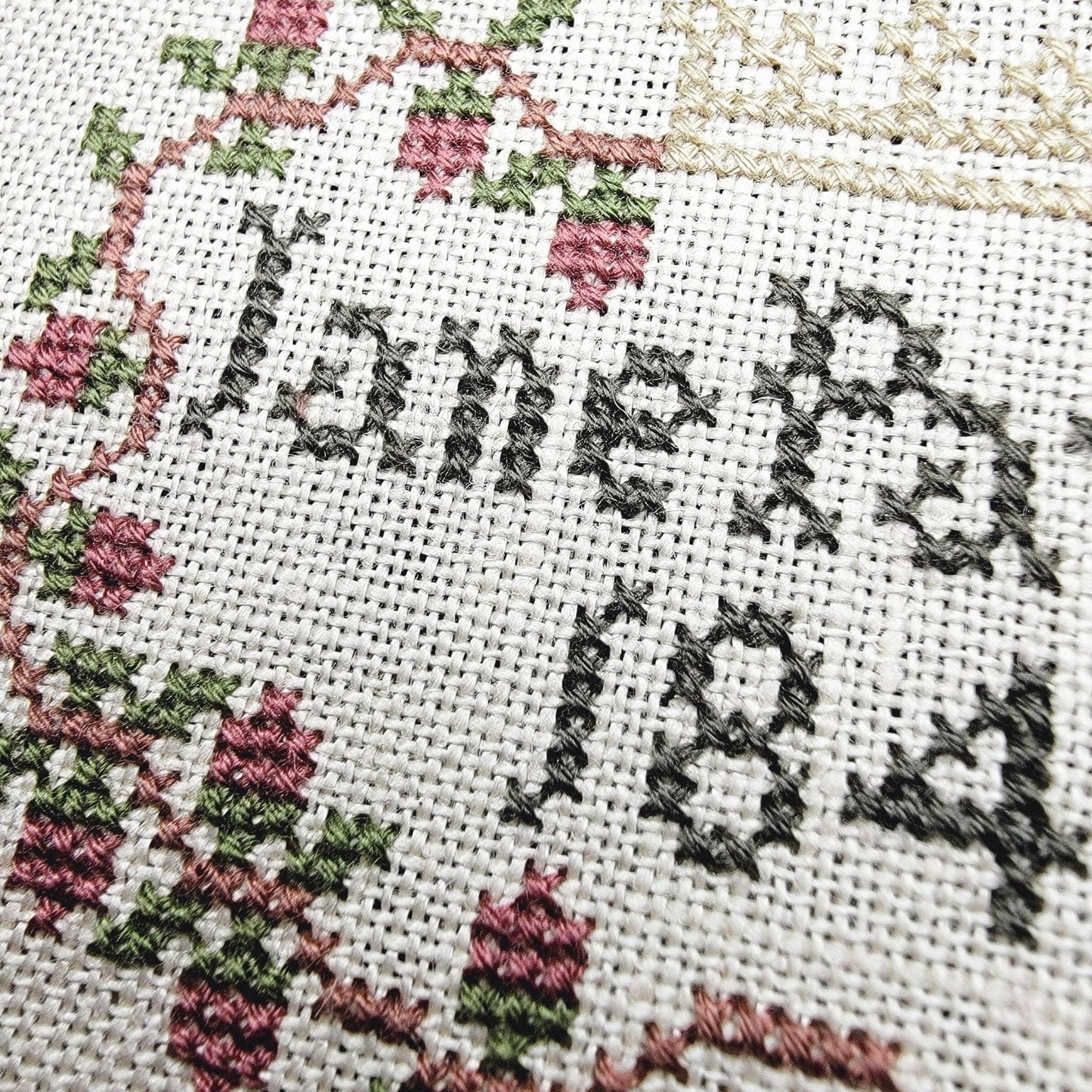 Jane Parson 1841 Sampler Paper Chart | The Wishing Thorn