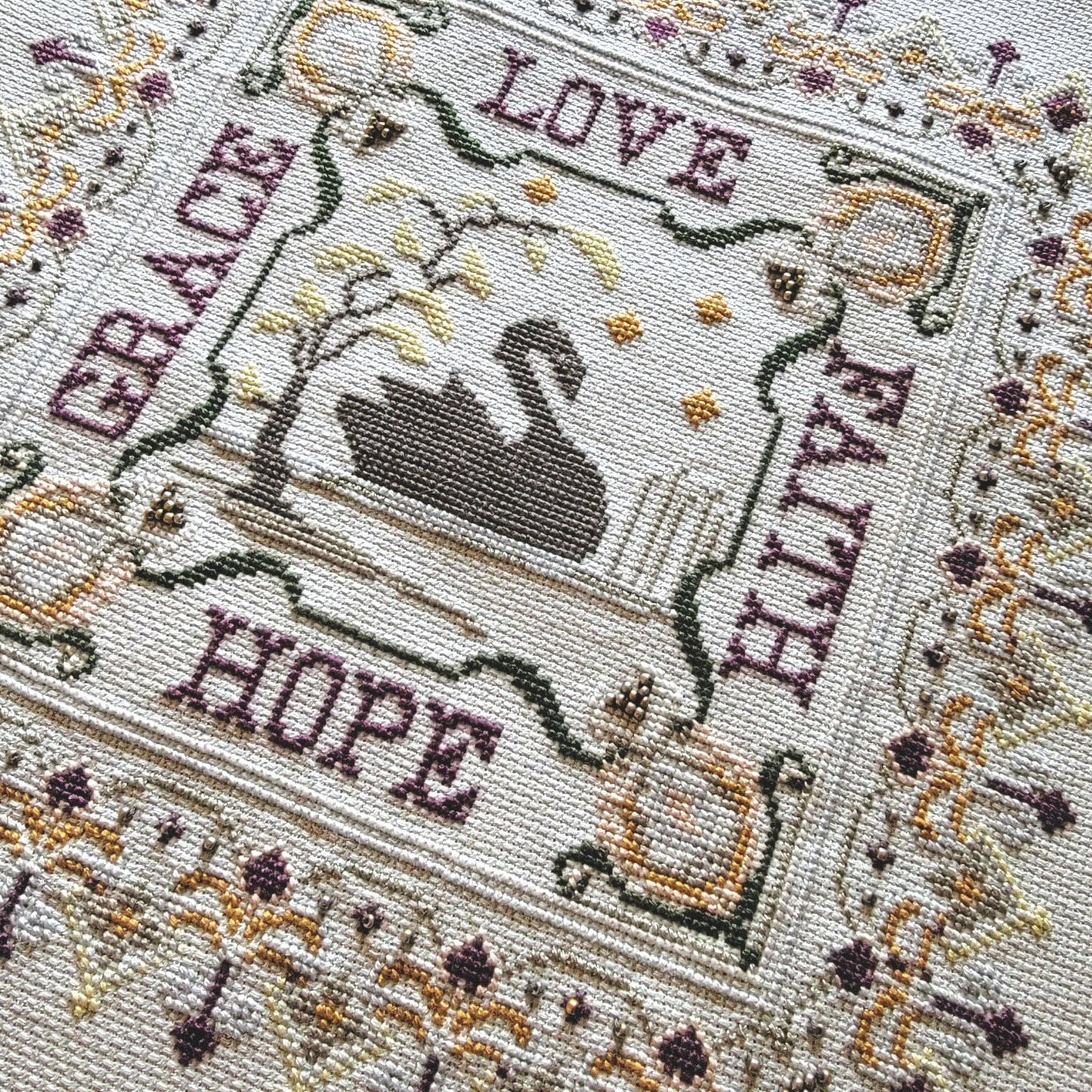 Swan Sampler Paper Chart | The Wishing Thorn
