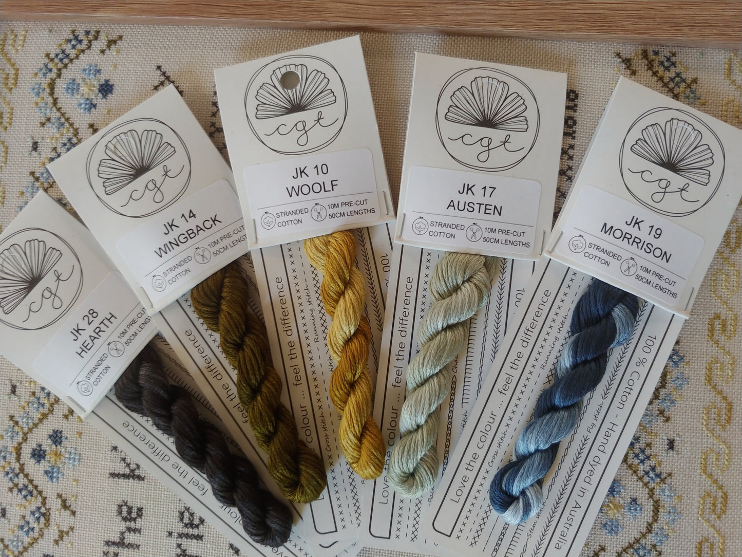 On Kindness: Jane Whiston 1818 with Thread Pack Option | Mojo Stitches