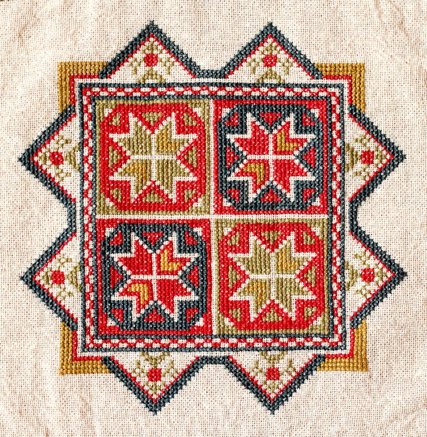 "Star Of Chios" Cross Stitch Kit By Avlea