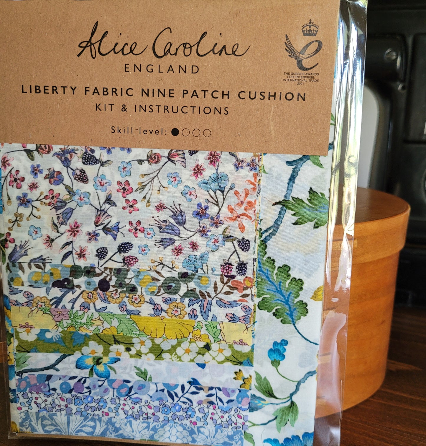 Liberty Tana Lawn Fabric Mixed Colors Nine Patch Cushion Kit - CHOOSE YOUR FABRIC PACK