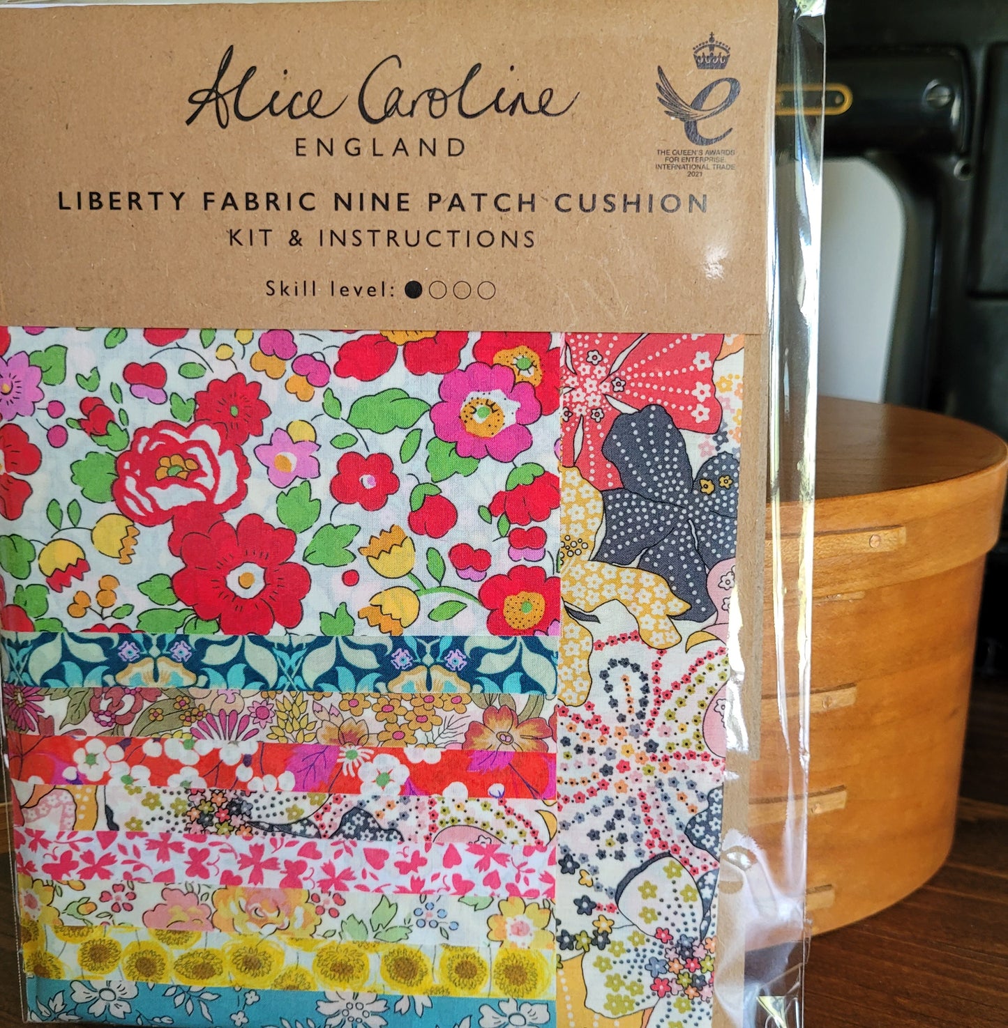 Liberty Tana Lawn Fabric Mixed Colors Nine Patch Cushion Kit - CHOOSE YOUR FABRIC PACK