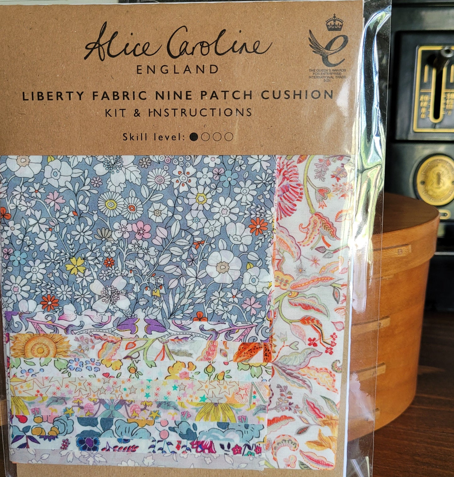 Liberty Tana Lawn Fabric Mixed Colors Nine Patch Cushion Kit - CHOOSE YOUR FABRIC PACK
