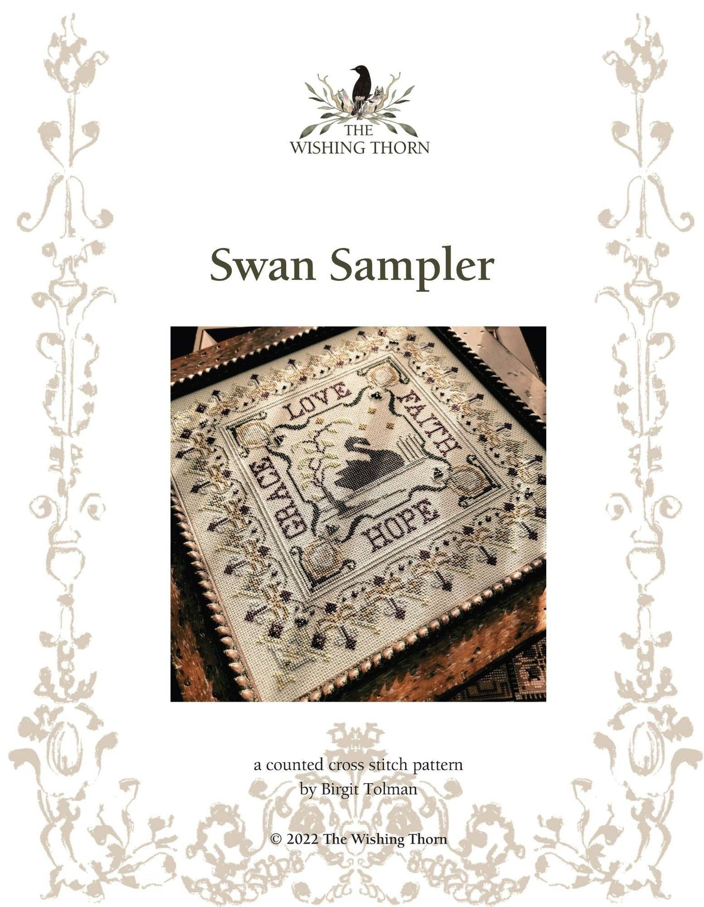 Swan Sampler Paper Chart | The Wishing Thorn