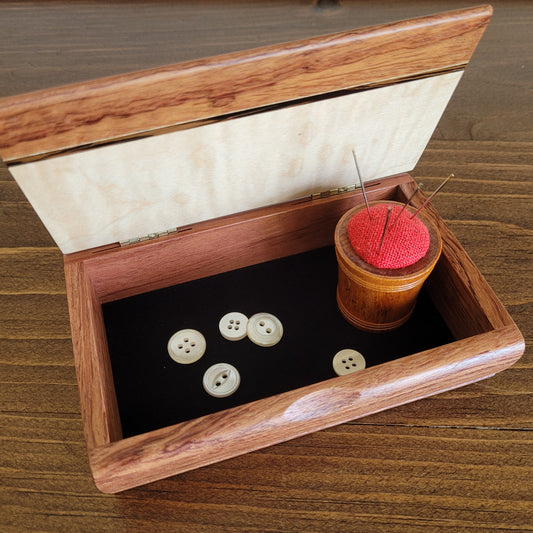 Small Handmade Wooden Treasure Box