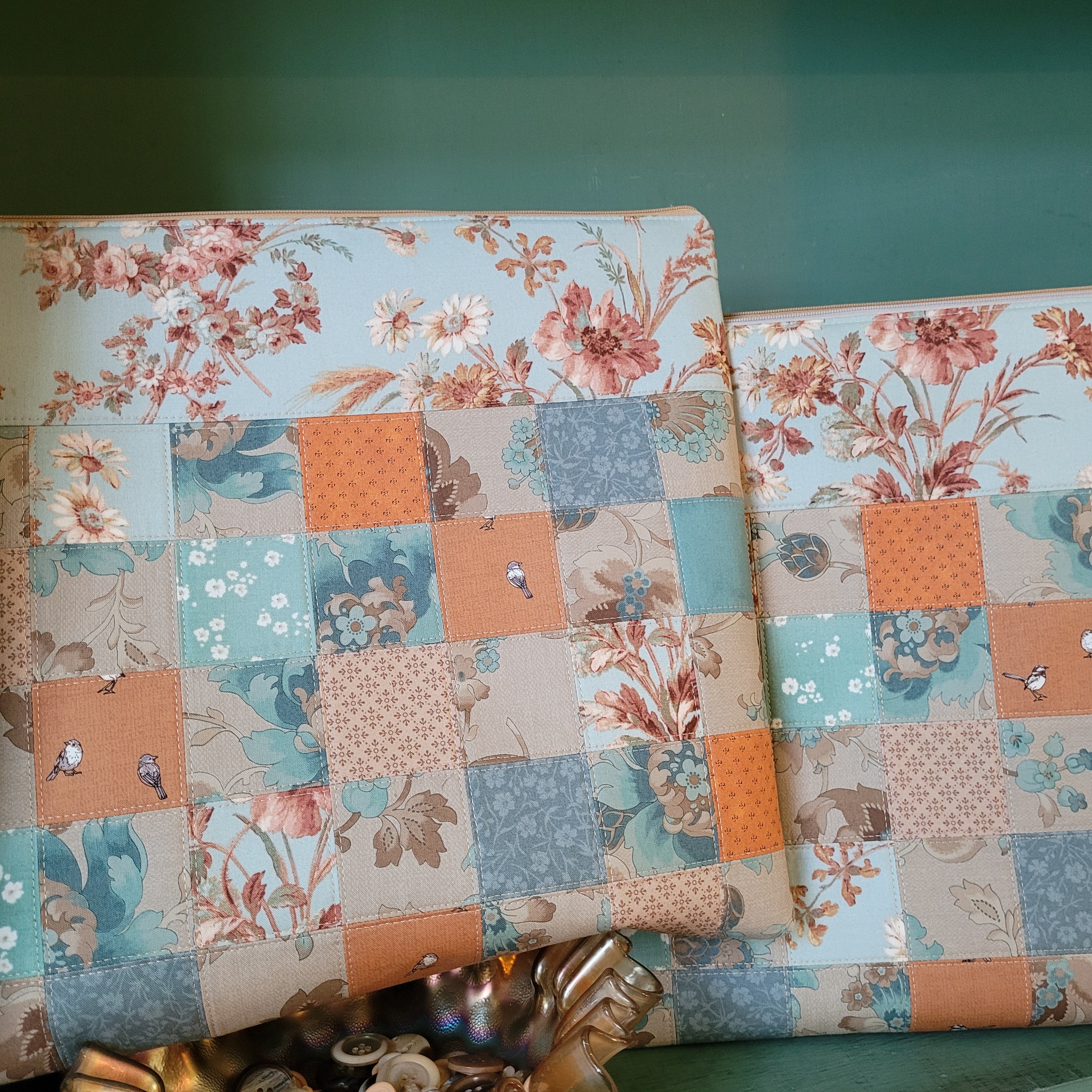 READY TO SHIP Patchwork Project Bag By Jenni Stitching Simply | Patchw ...