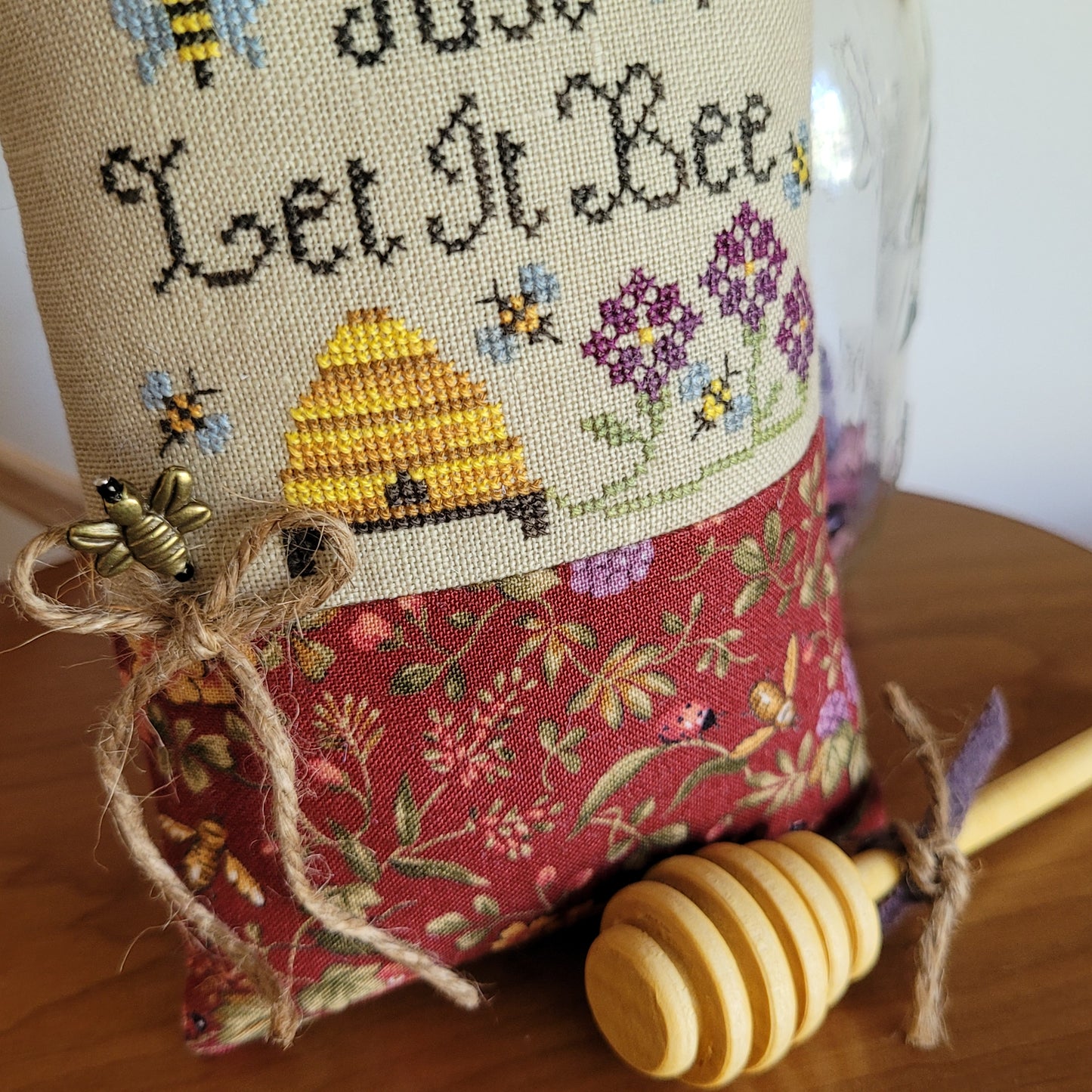 "Let it Bee" | SamBrie Stitches Designs | Finishing Pack Option