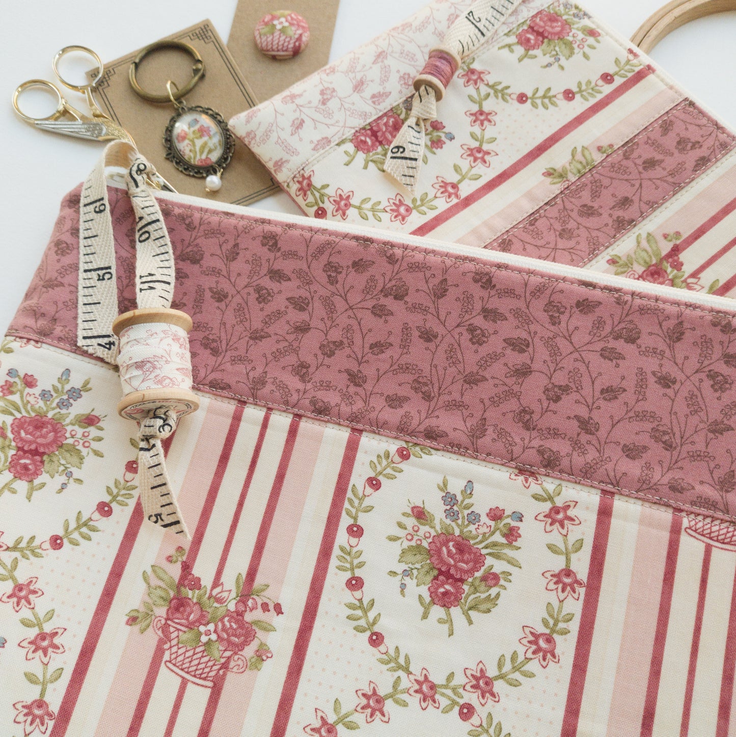 READY TO SHIP | "Country Orchard" by Blackbird Designs | Project Bag & Accessories Collection