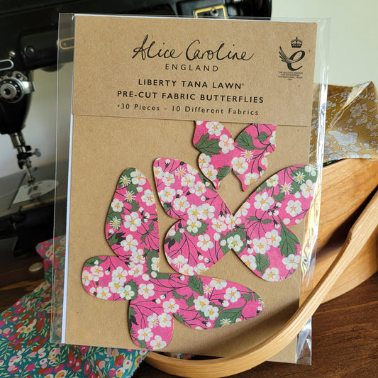 Pre-Cut Liberty Tana Lawn® Fabric Butterflies