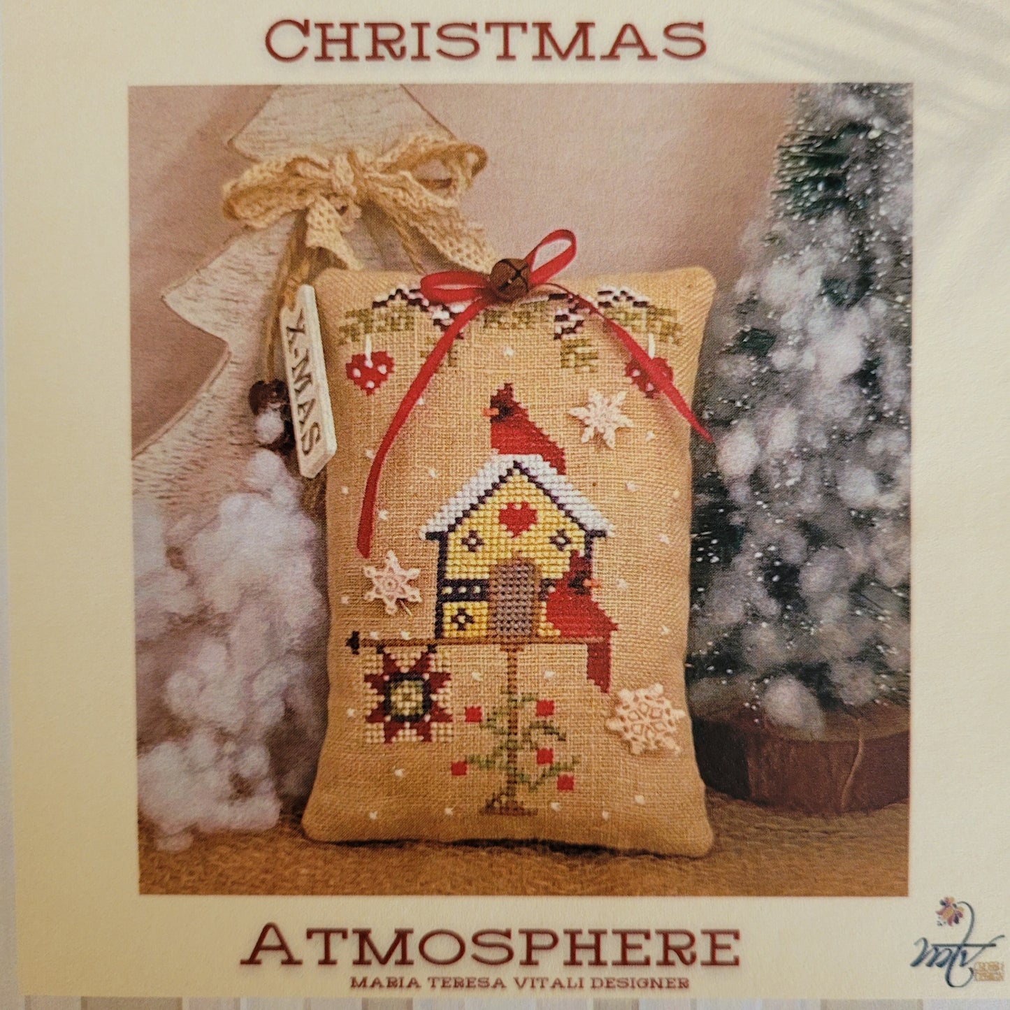 "Christmas Atmosphere" Pillow CHART | MTV Cross Stitch Designs