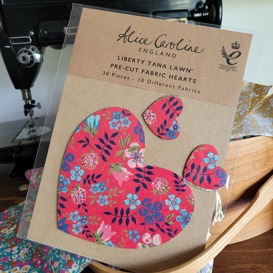 Pre-Cut Liberty Tana Lawn® Fabric Hearts