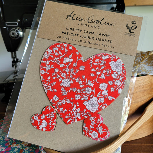 Pre-Cut Liberty Tana Lawn® Fabric Hearts