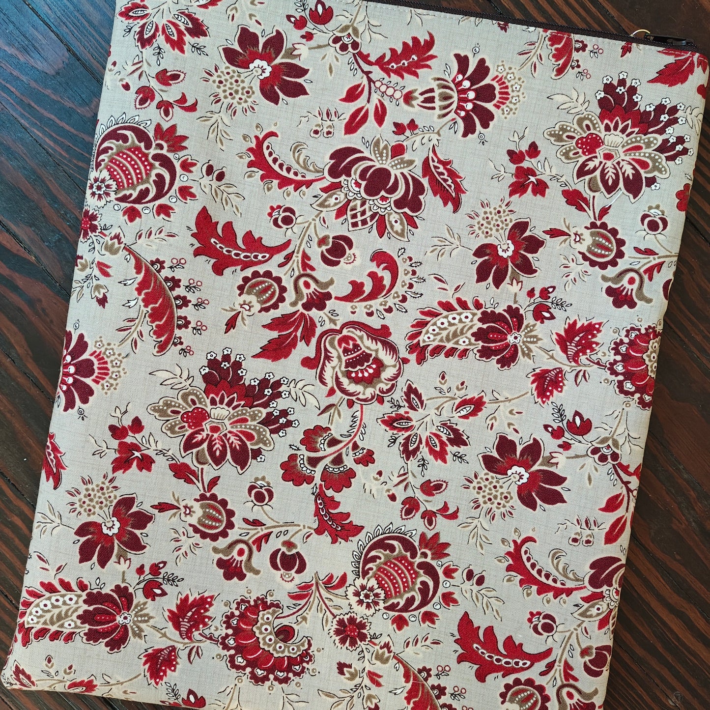 MADE TO ORDER | French General Sawtooth Star Project Bag By Jenni Stitching Simply | 10" Wide x 12" Tall