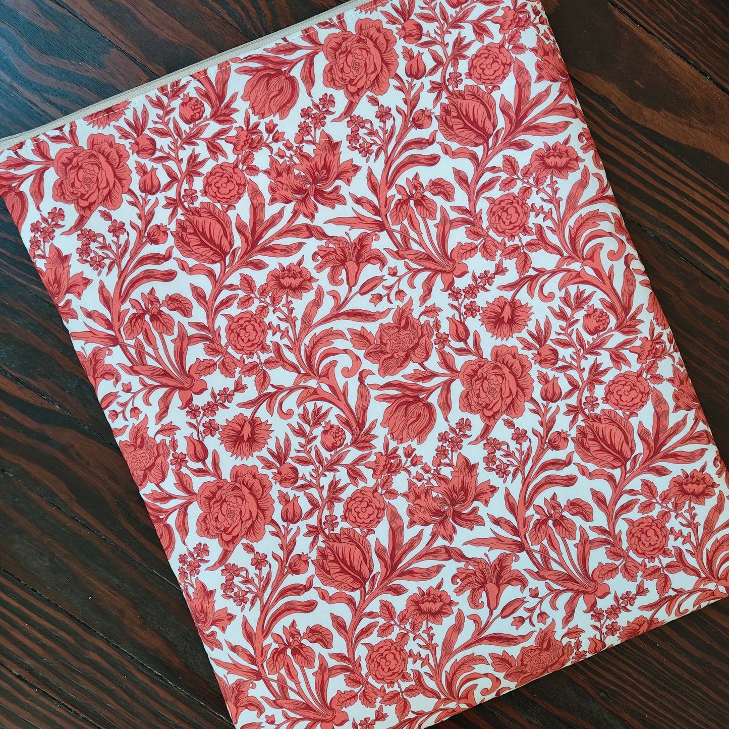 MADE TO ORDER |  Liberty London Sawtooth Star Project Bag By Jenni Stitching Simply | 10" Wide x 12" Tall