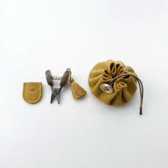 Cohana Mini Scissors & Mini Drawstring Pouch Set | Yellow