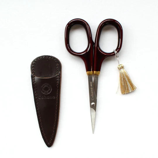 Cohana Fine Scissors with Gold Lacquer | Burnt Siena