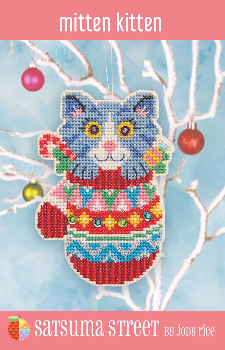 "Mitten Kitten" Ornament Full Kit | Satsuma Street