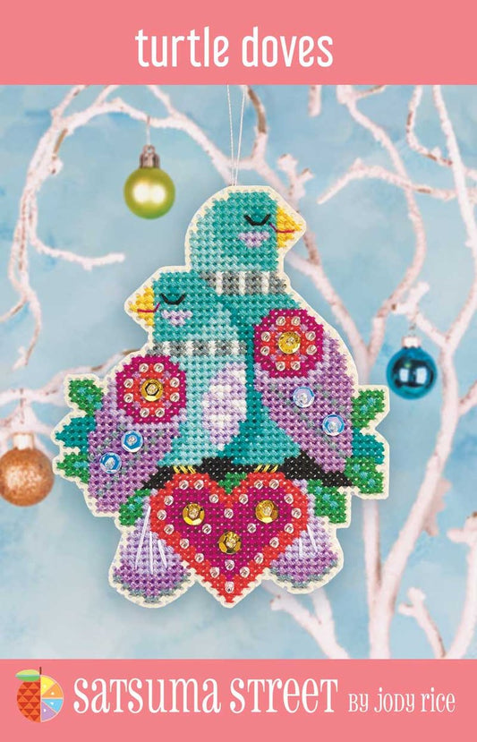 "Turtle Doves" Ornament Full Kit | Satsuma Street