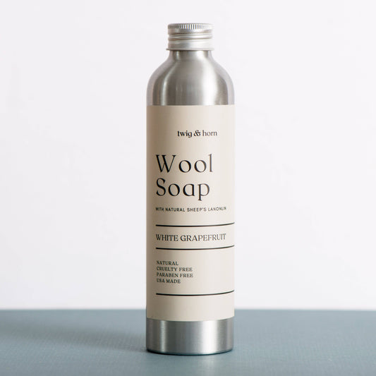 Liquid Lanolin Wool Soap | White Grapefruit