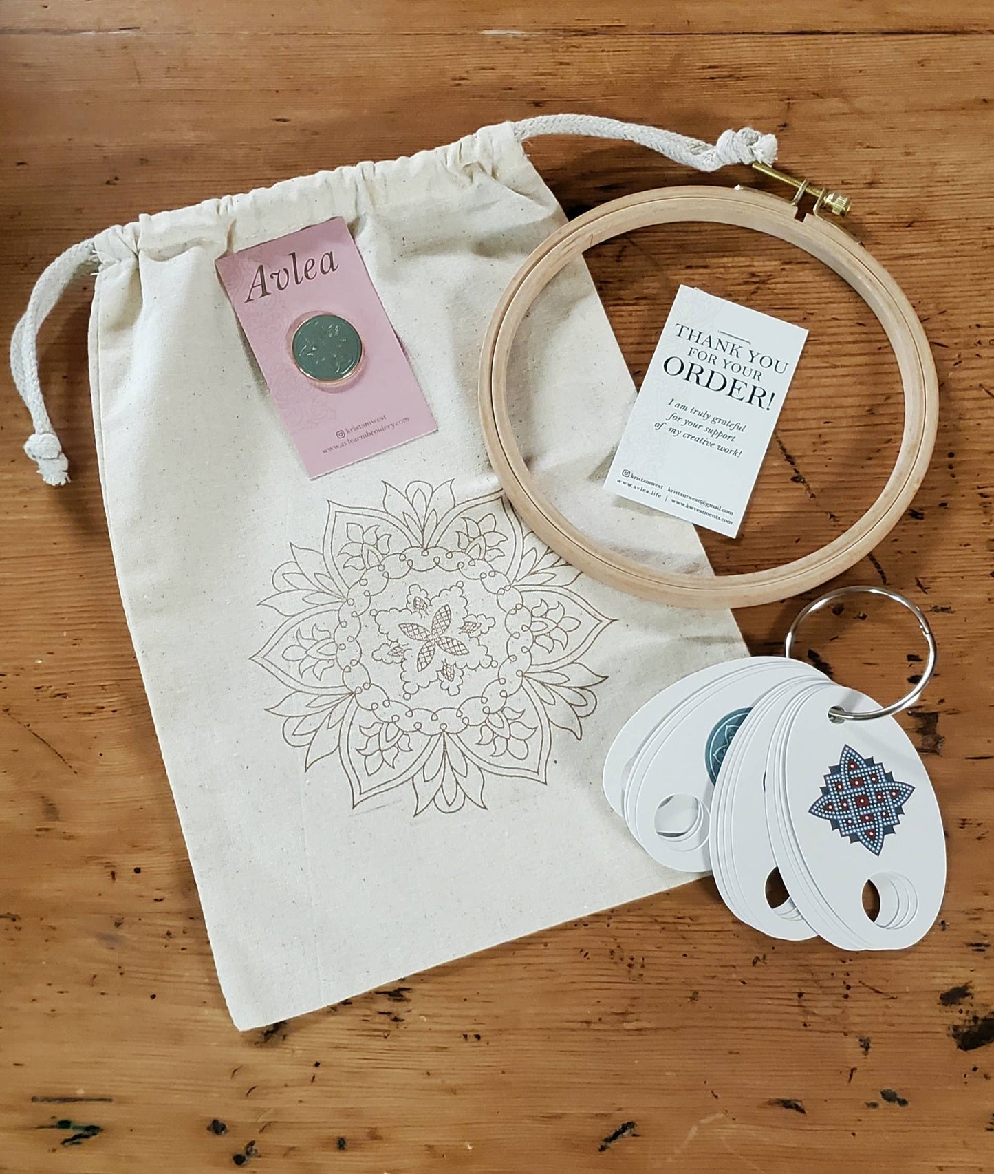 Avlea Cross Stitch & Embroidery Workbag