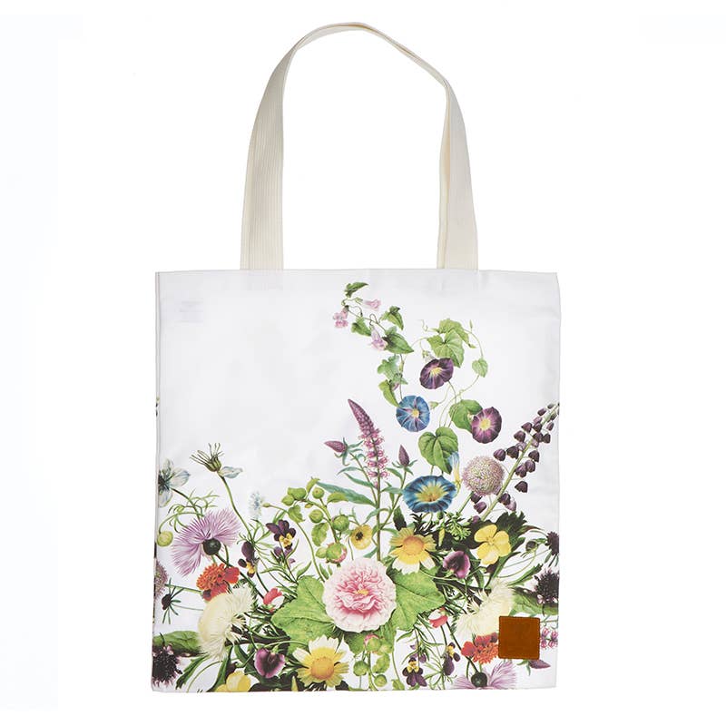 "A Flower Garden" | Organic Cotton Tote Bag | Made in Europe