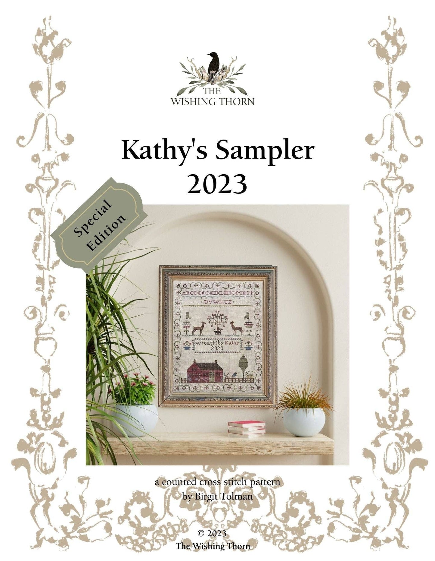 Kathy's Sampler 2023 Paper Chart | The Wishing Thorn